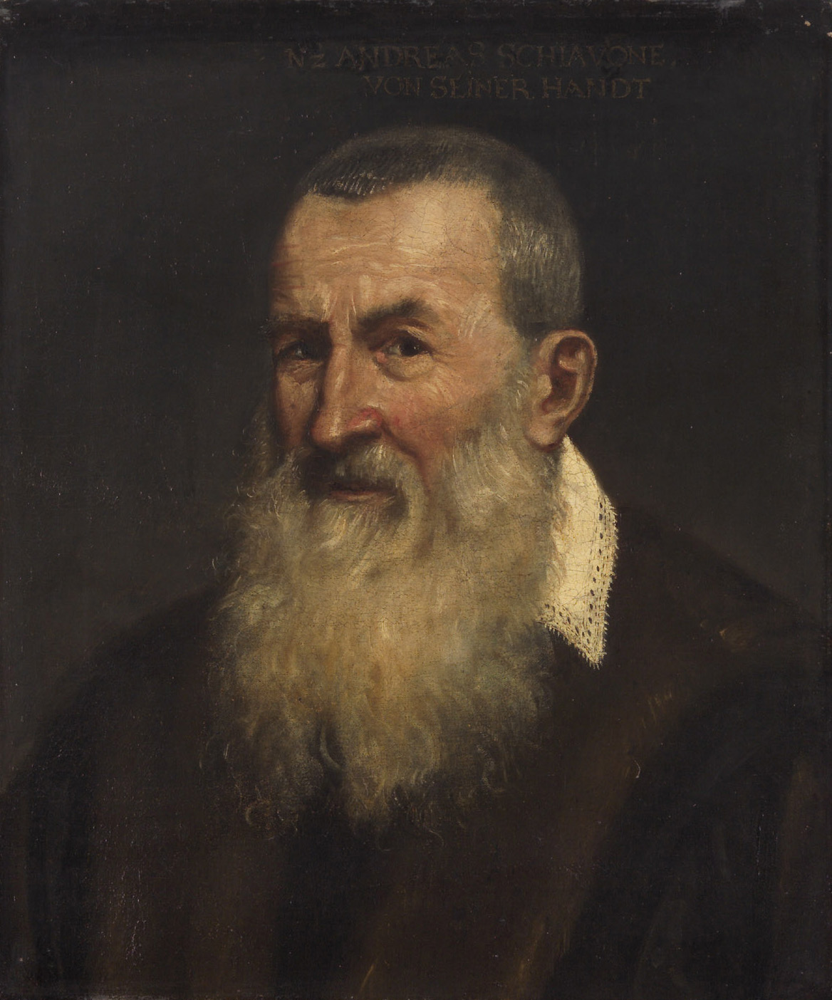 Bildnis eines Greises, Andrea Meldolla, gen. Schiavone, 1558-1562