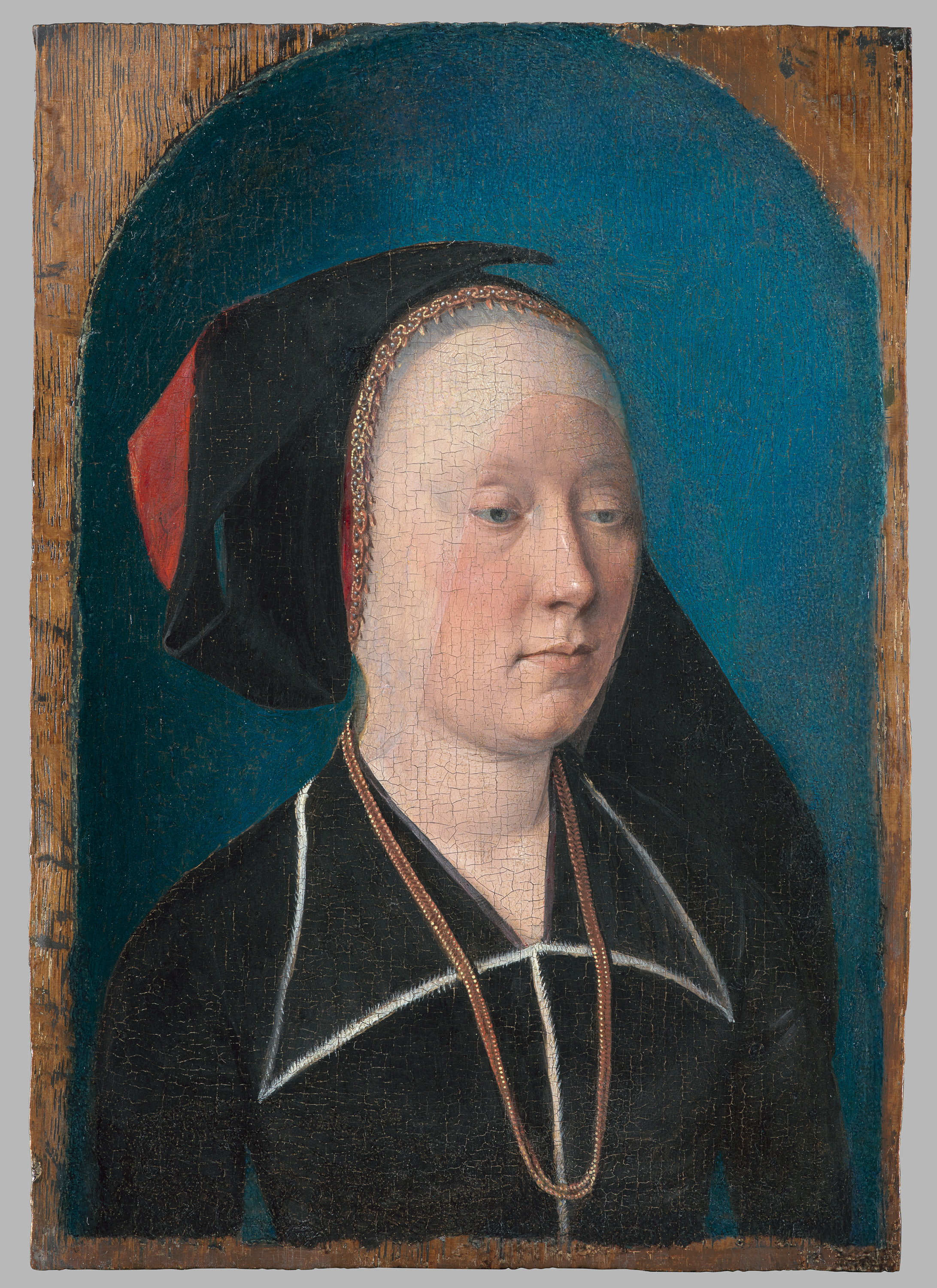 Bildnis einer Dame, Michiel Sittow, 1489-1491