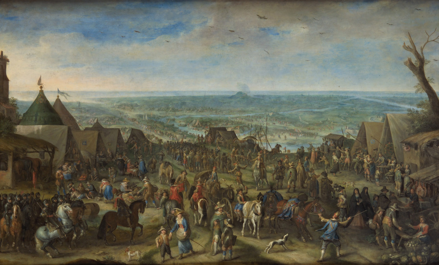Feldlager, Peeter Snayers, 1601-1700