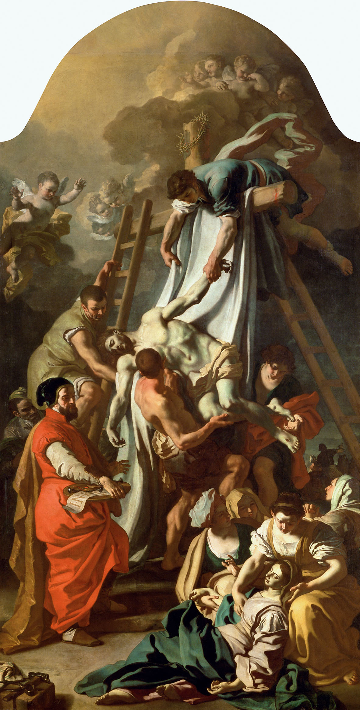 Kreuzabnahme, Francesco Solimena, 1728