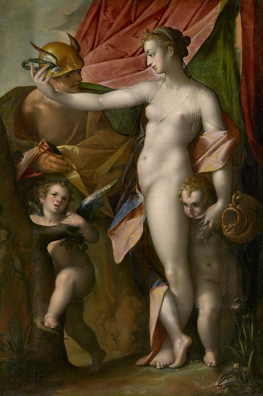 Venus und Merkur, Bartholomäus Spranger, 1583-1587