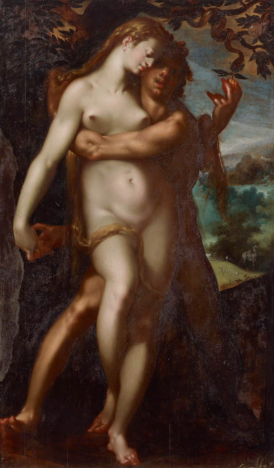 Sündenfall, Bartholomäus Spranger, 1593-1595