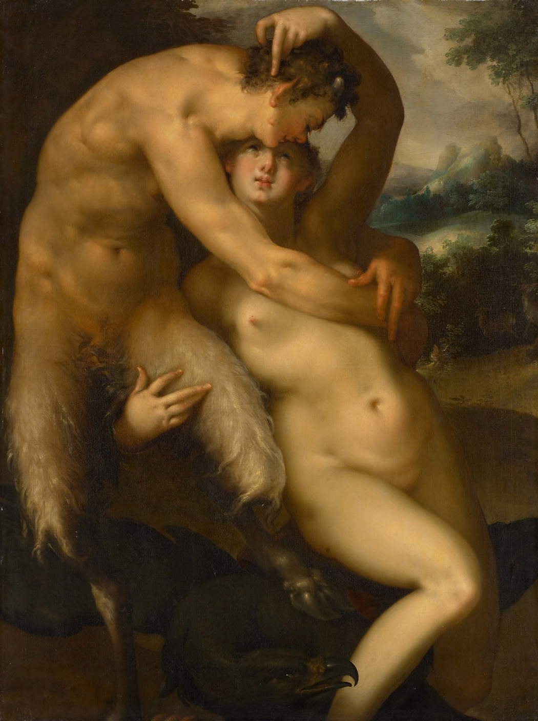 Jupiter und Antiope, Bartholomäus Spranger, 1594-1598