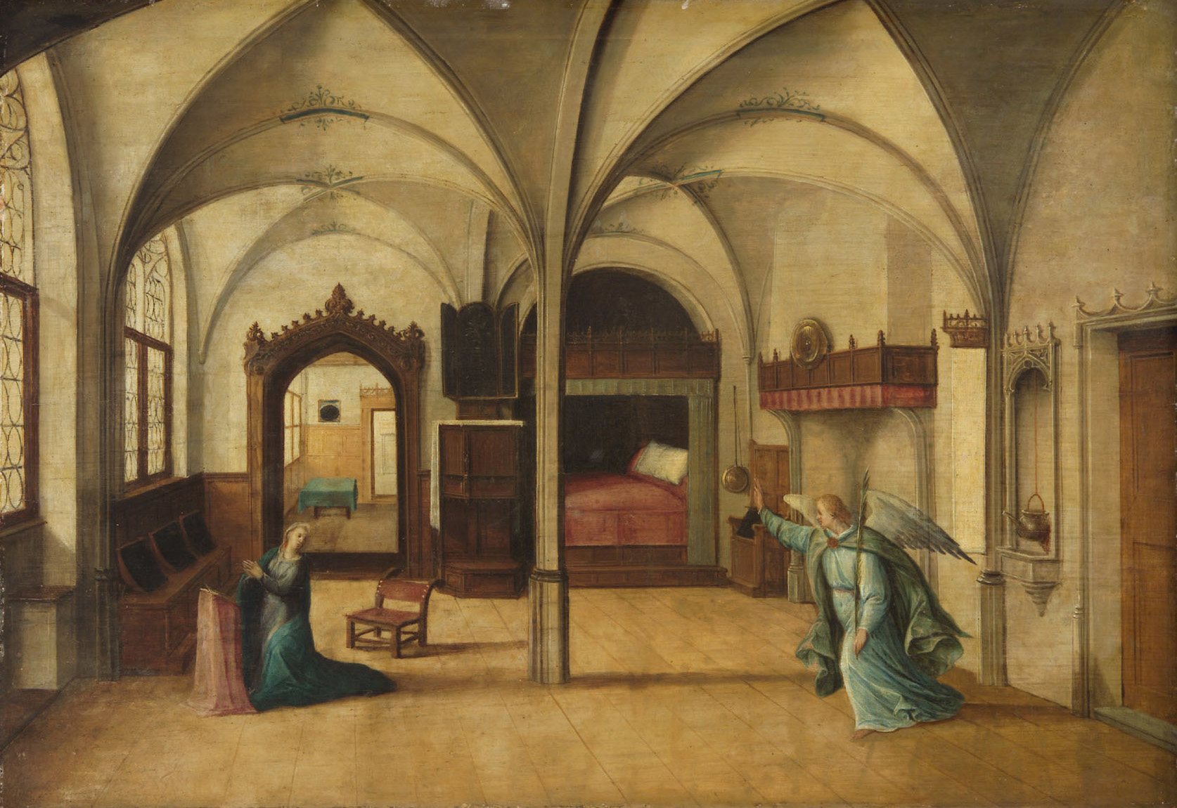 Verkündigung Mariae, Hendrick van Steenwijck d. Ä., 1575-1600