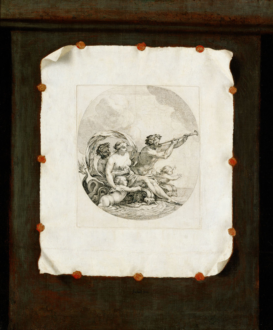 Trompe l’Oeil (Galatea), Sebastian Stoskopff, 1651