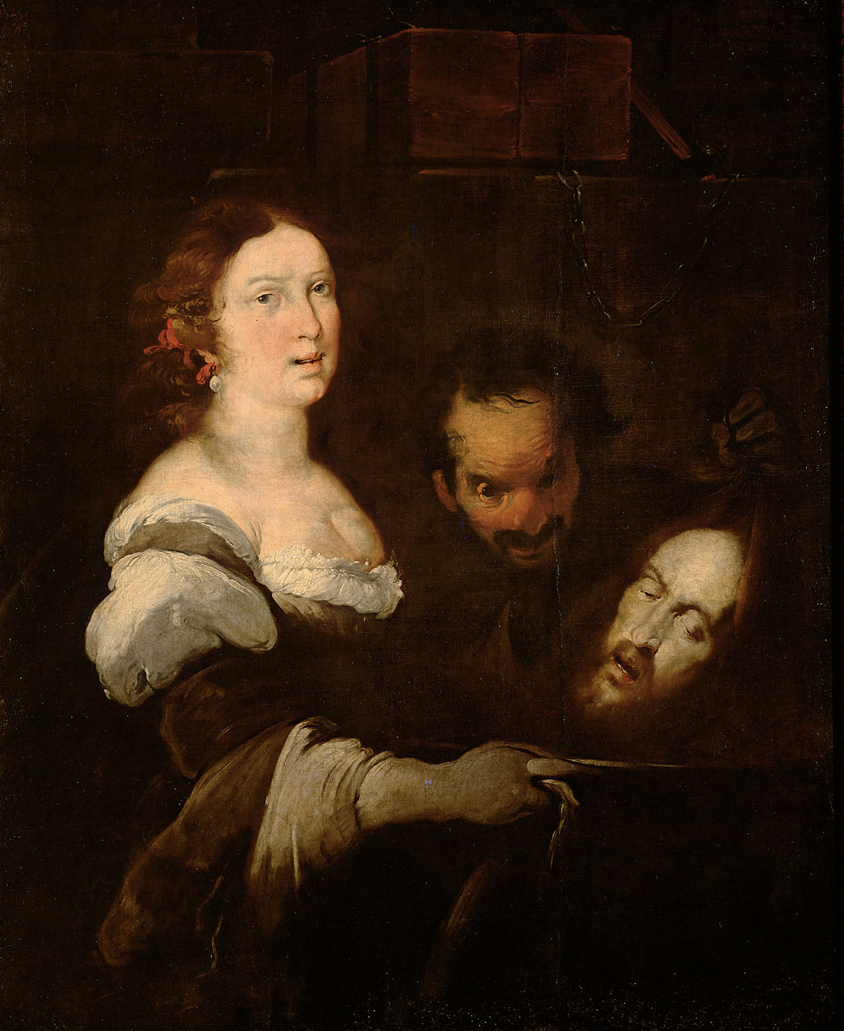 Salome mit dem Haupt Johannes d. Täufers, Bernardo Strozzi, 1633-1637