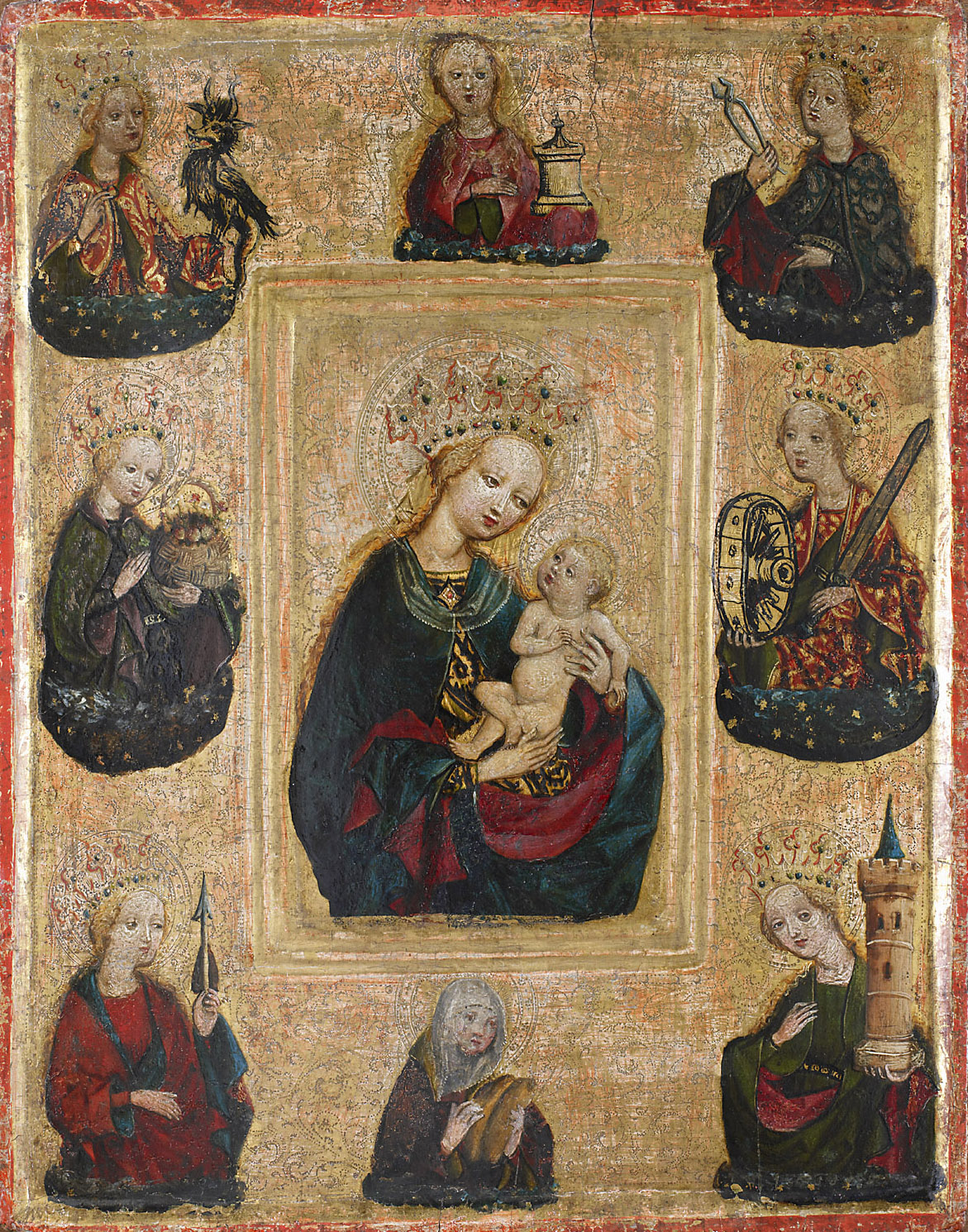 Maria mit Kind, Südböhmisch, 1445-1485