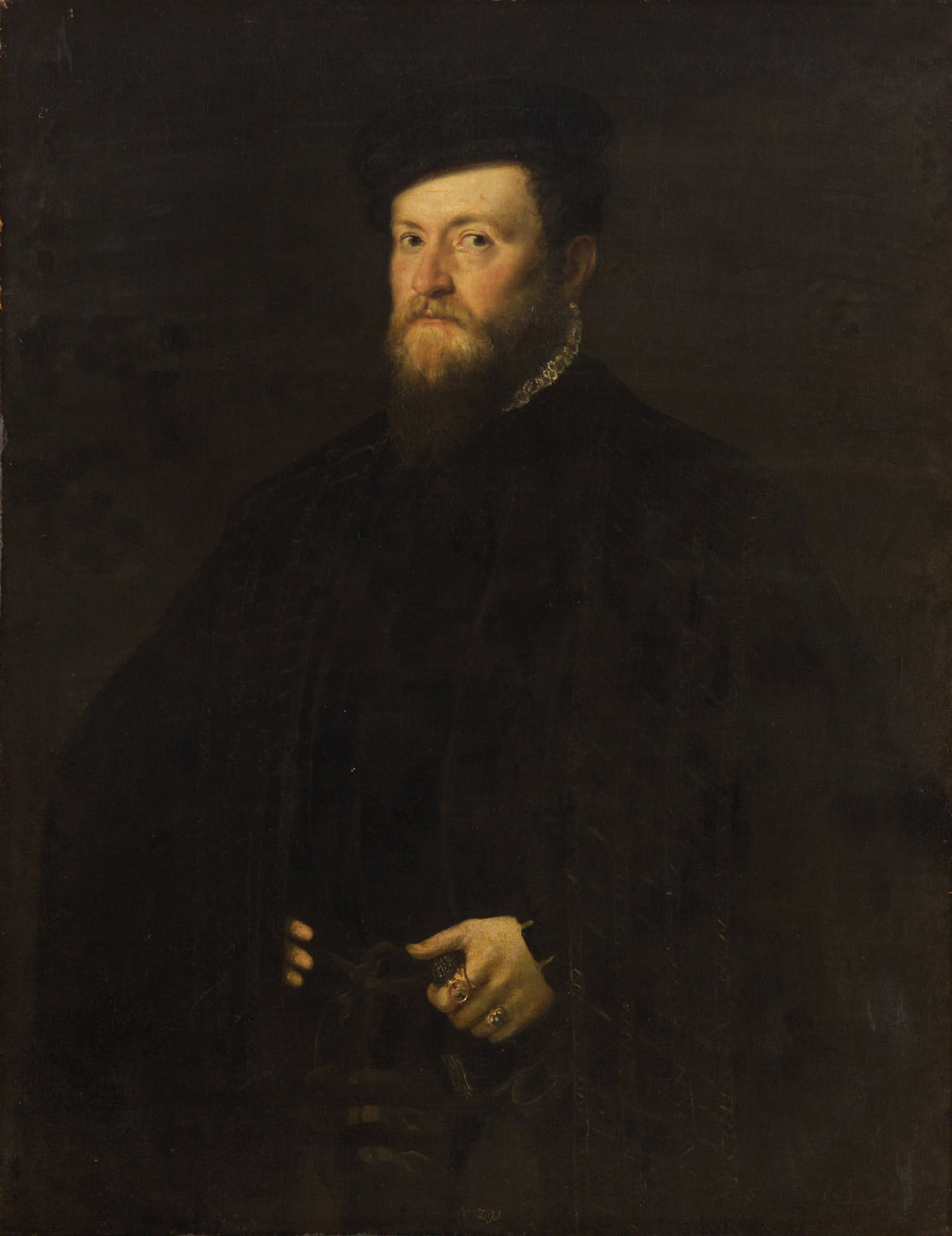 Bildnis eines Edelmannes, Lambert Sustris, 1555-1560