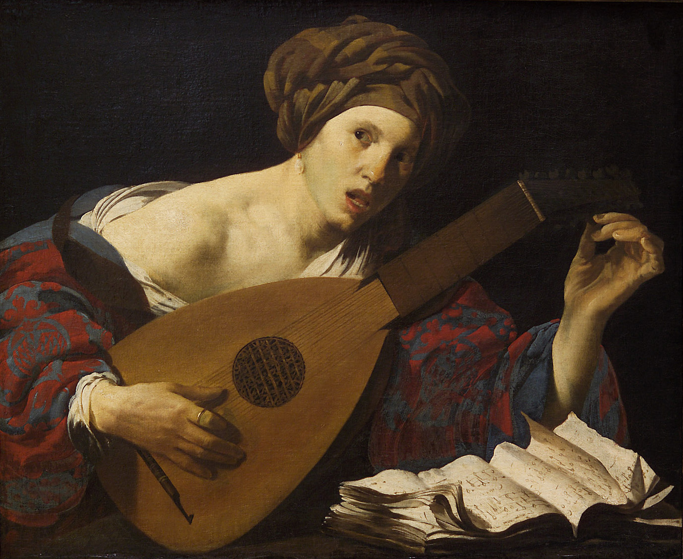 Lautenspielerin, Hendrick Terbrugghen, 1622-1632