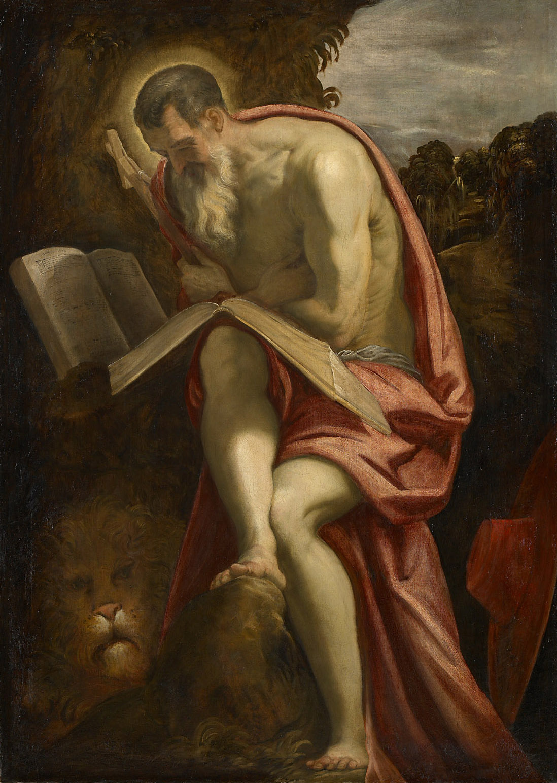 Hl. Hieronymus, Jacopo Robusti, gen. Tintoretto, 1571-1575