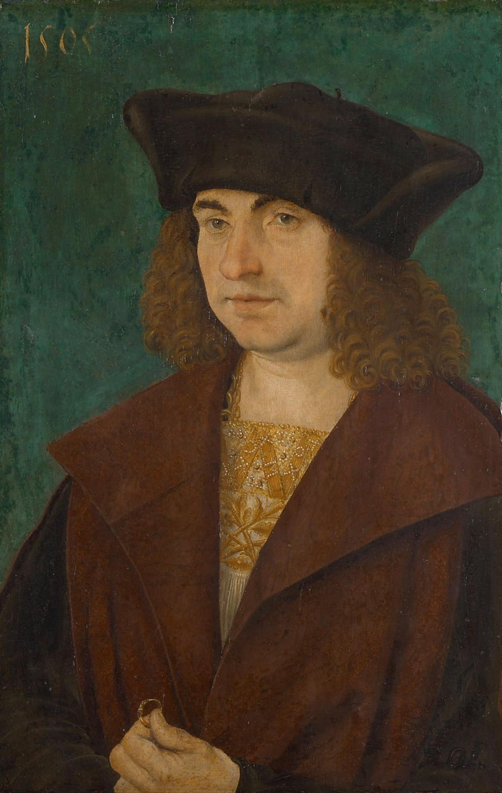 Bildnis eines Mannes mit Ring, Leonhard Beck, 1505