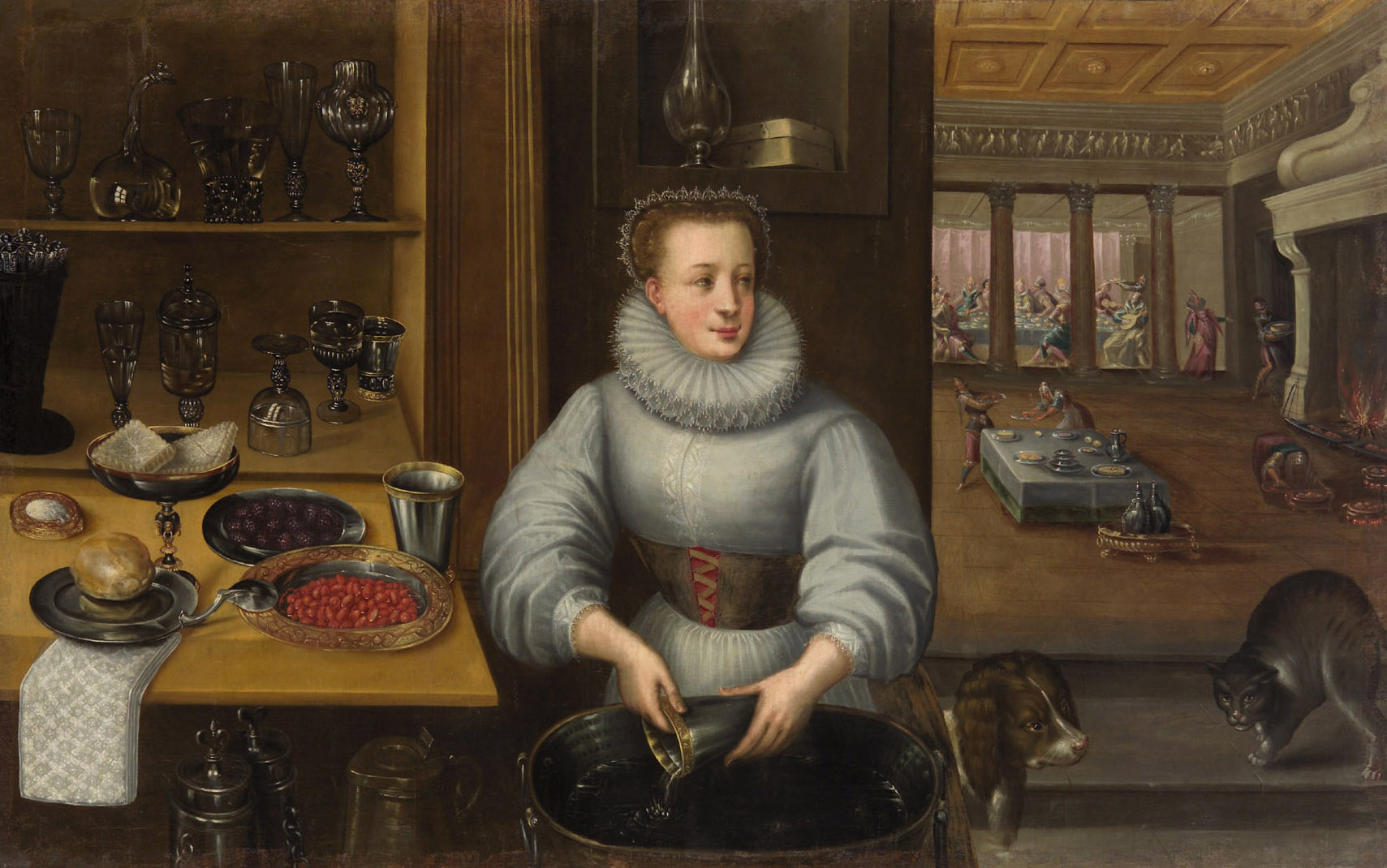 Küchenmagd, Frederik I. van Valckenborch, 1600-1610