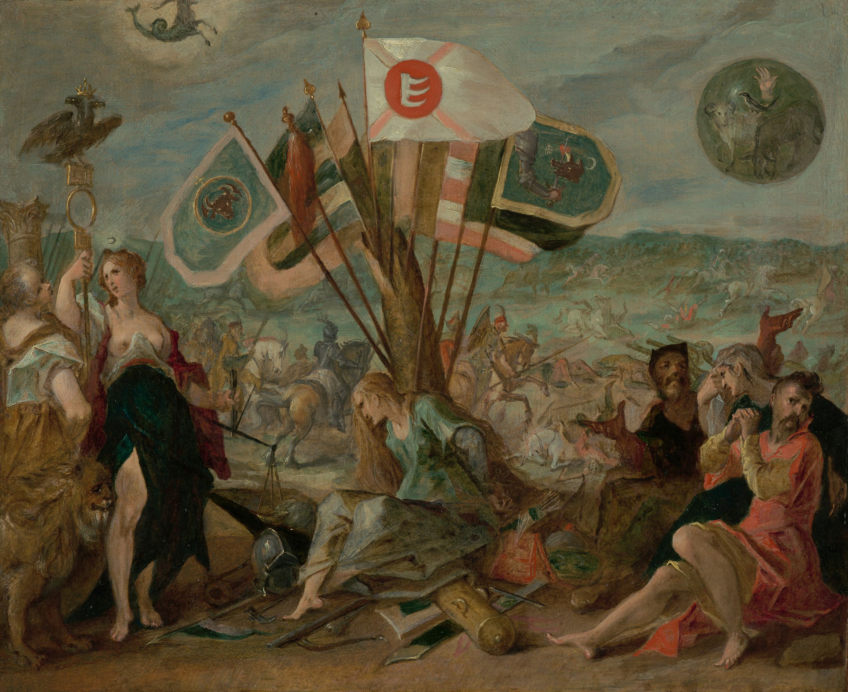 Allegorie auf die Schlacht bei Gorossló, Hans von Aachen, 1603-1604