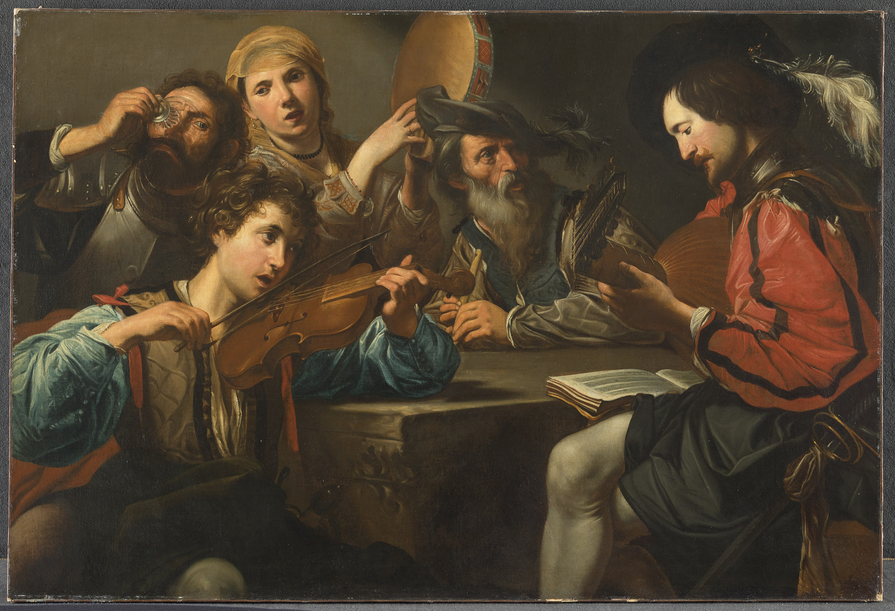Musizierende Gesellschaft, Valentin de Boulogne, 1750-1800