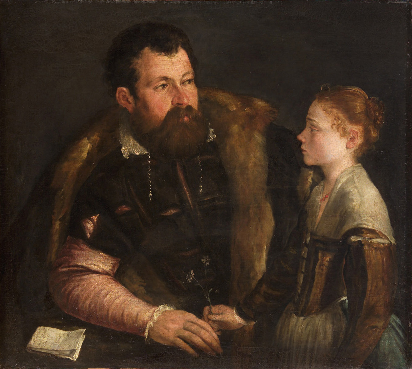 Vater und Tochter, Venezianisch, 1540-1560
