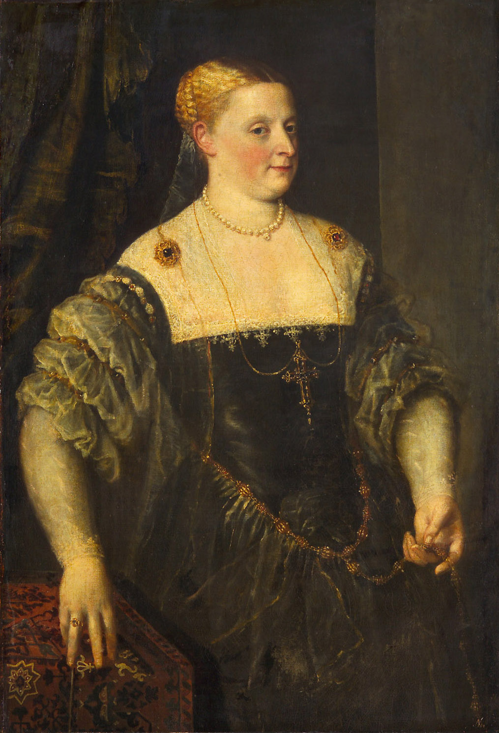 Bildnis einer vornehmen Dame, Venezianisch, 1555-1585
