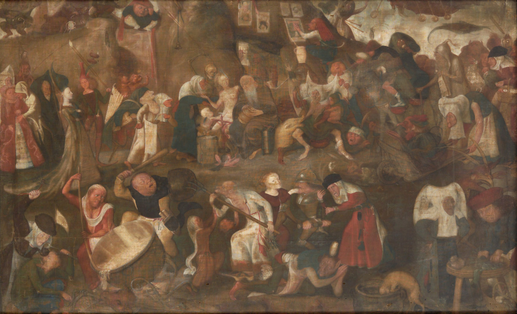 Versuchung des Hl. Antonius, Frans Verbeeck, 1550-1575