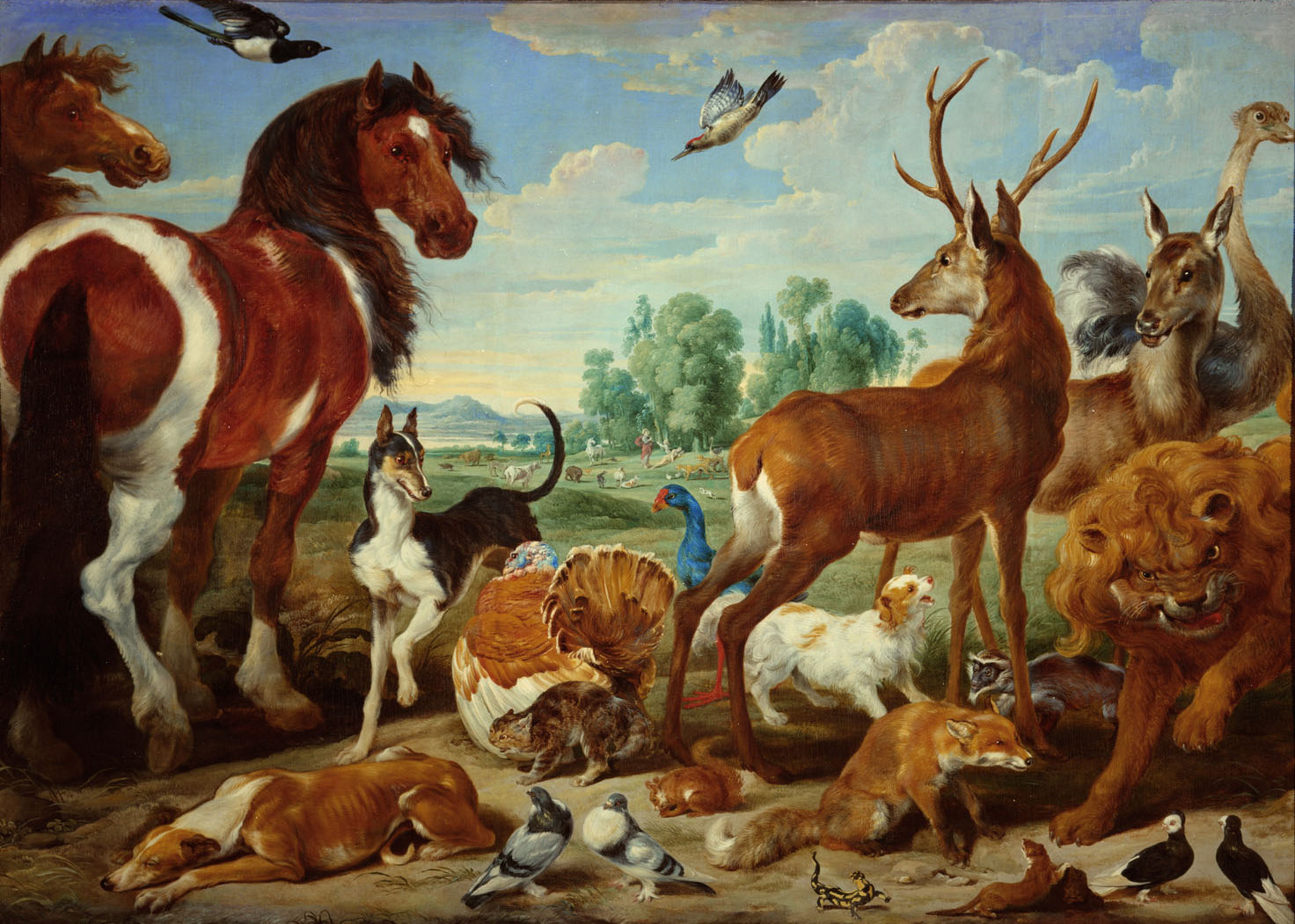 Paradies, Jan Wildens, 1653