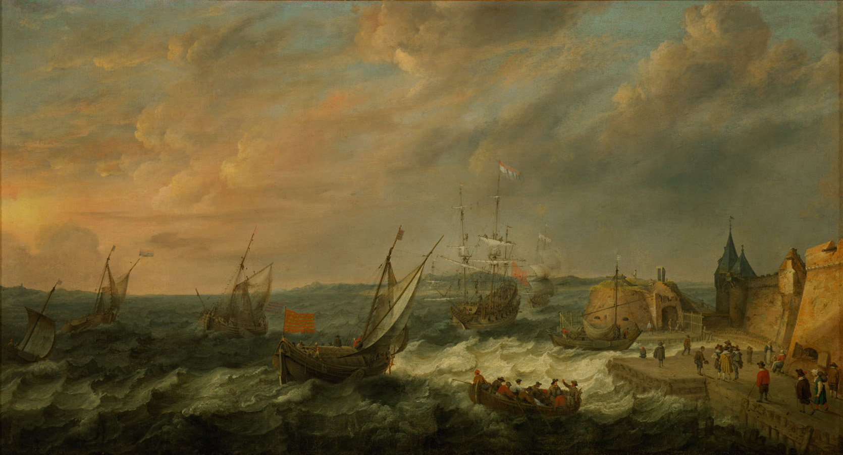 Seehafen, Adam Willaerts, 1631