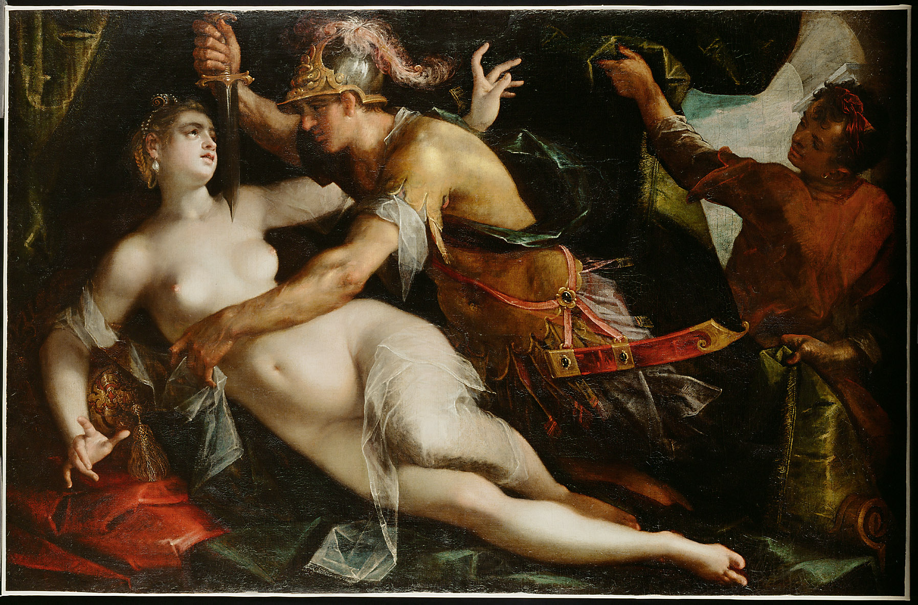 Tarquinius und Lukrezia, Hans von Aachen, 1585-1615