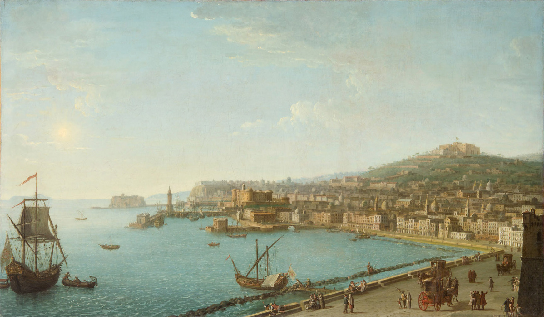 Ansicht von Neapel von Südosten, Antonio Joli, 1764-1768