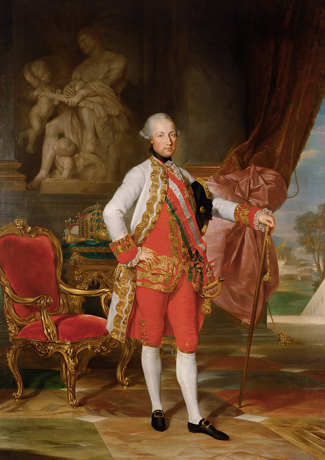 Kunsthistorisches Museum: Kaiser Joseph II. (1741-1790) mit der Statue