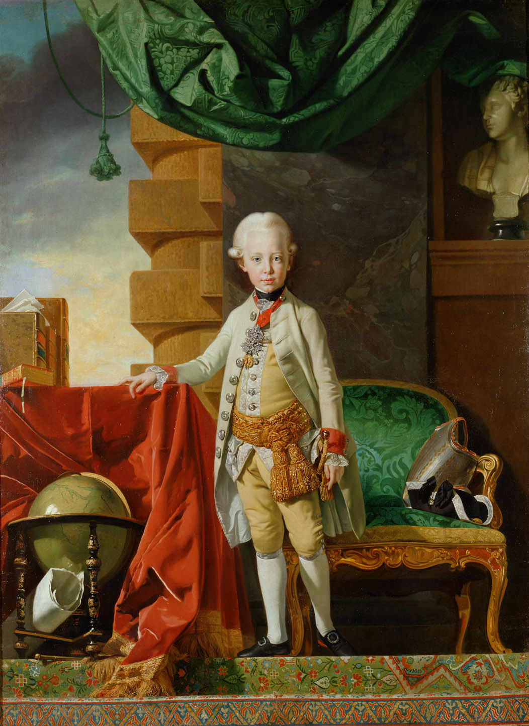 Kaiser Franz I. (II.) (1768-1835) im Alter von sieben Jahren, Johann Zoffani, 1775