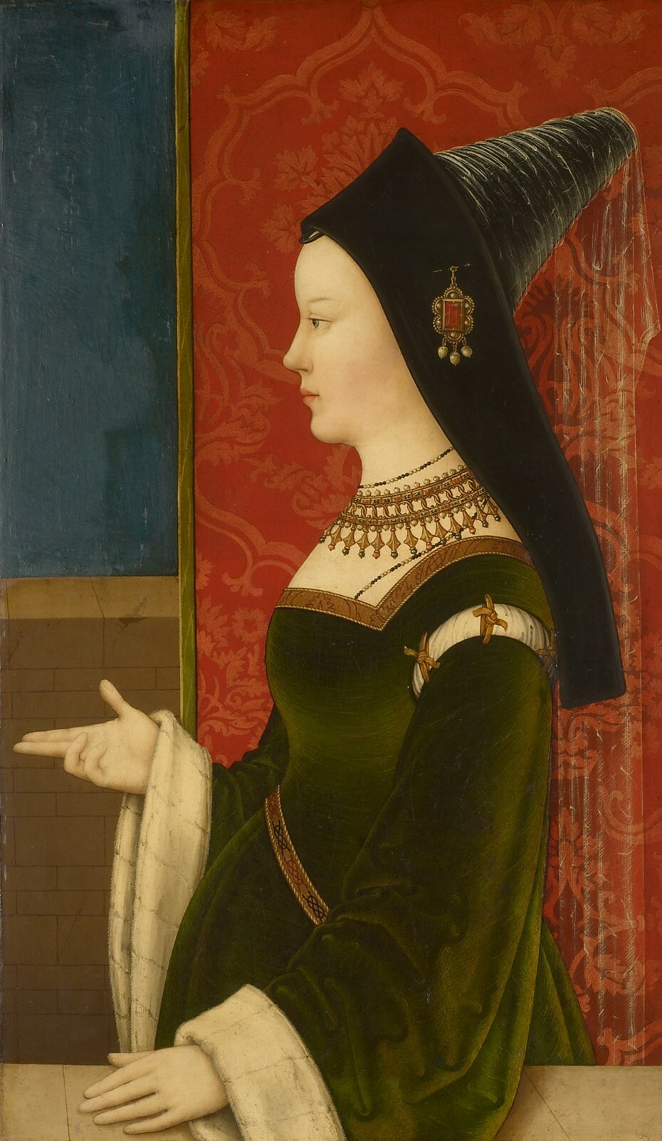 Kunsthistorisches Museum: Maria von Burgund (1457-1482), Halbfigur im Profil