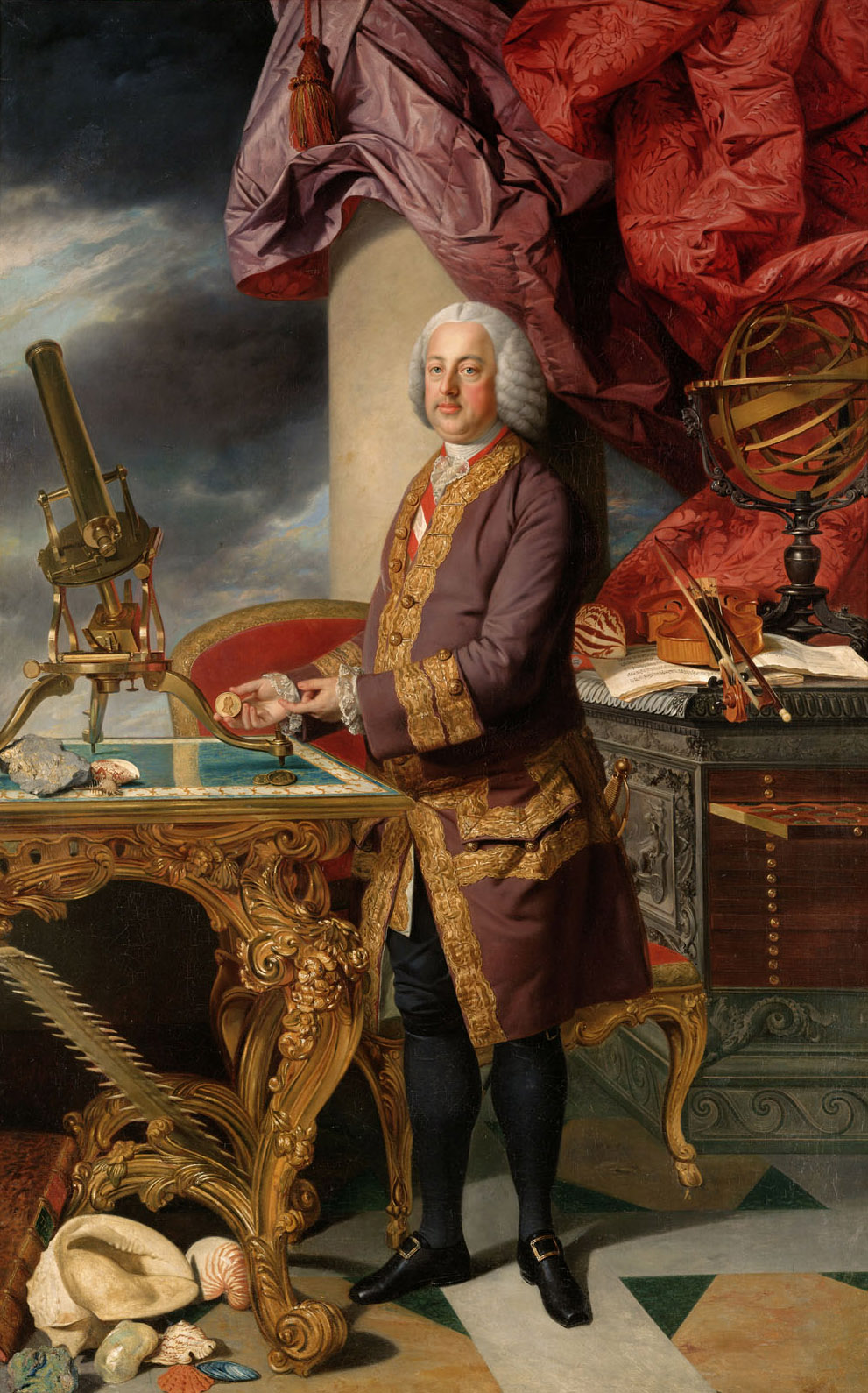 Herzog Franz Stephan I. von Lothringen (1708-1765), in ganzer Figur, Johann Zoffani, 1776-1777