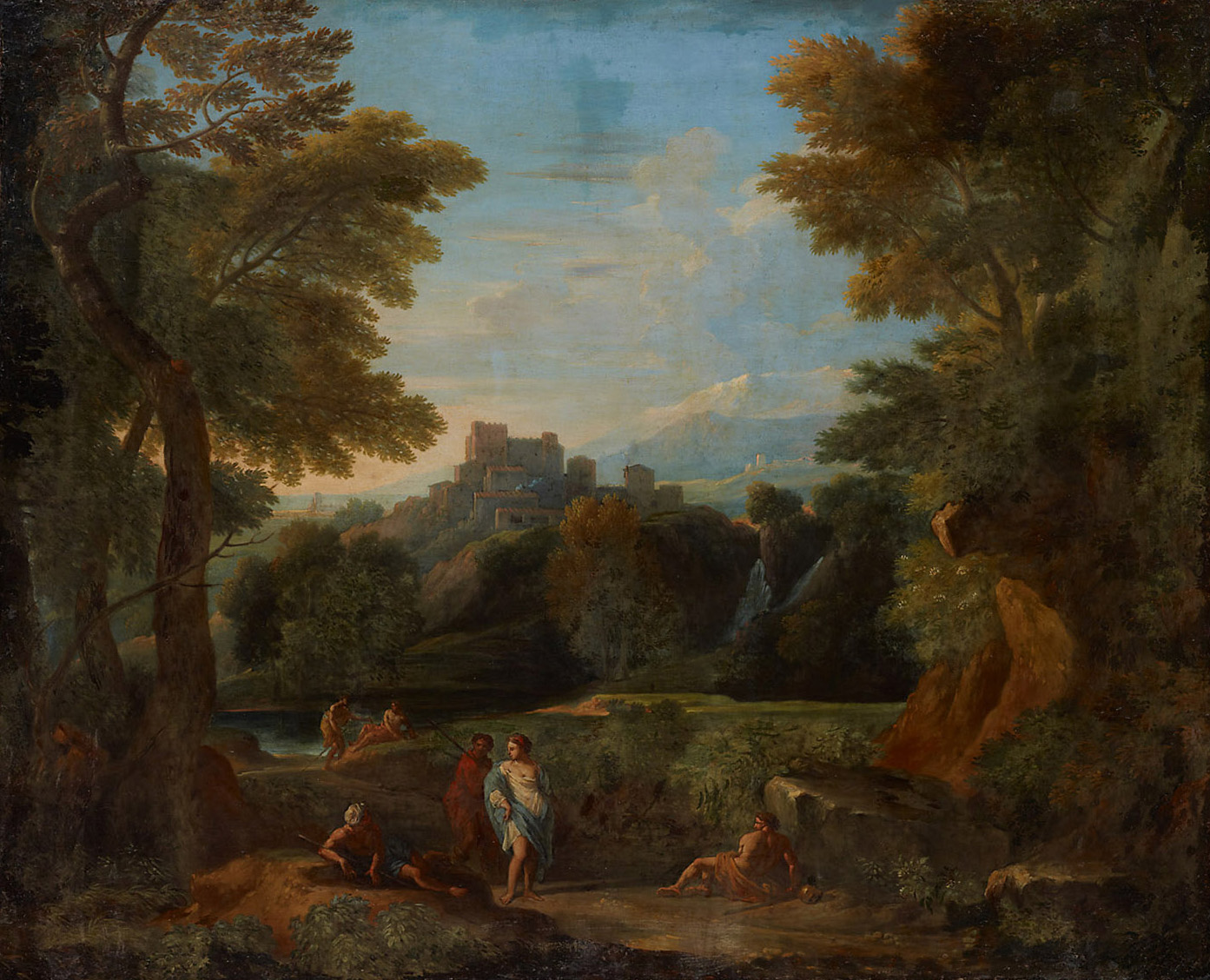 Italienische Landschaft, Jan Frans van Bloemen, gen. Orizzonte, 1662-1749