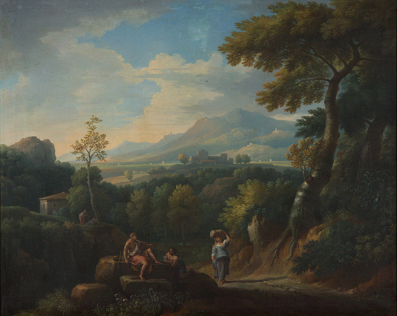 Italienische Landschaft, Jan Frans van Bloemen, gen. Orizzonte, 1662-1749