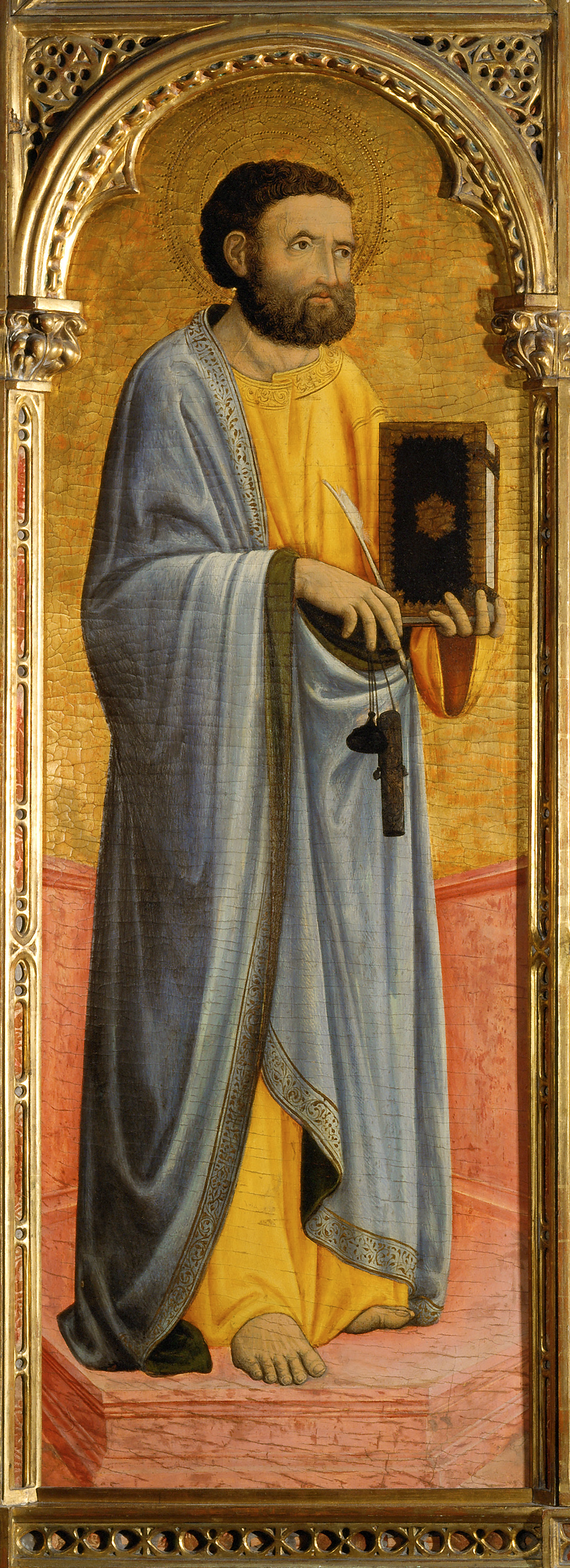 Hieronymusaltar von Santo Stefano in Venedig: Der heilige Markus, Antonio Vivarini, 1441