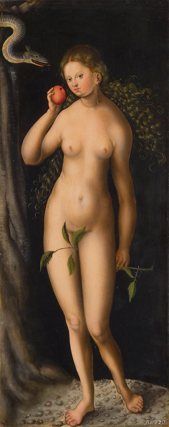 Der Sündenfall: Eva, Lucas Cranach d. Ä., 1510-1530