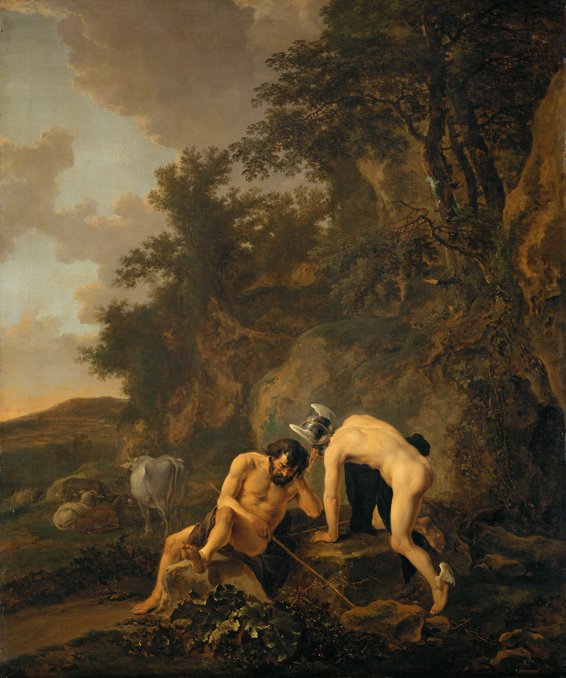 Landschaft mit Merkur und Argus, Jan Both, 1640-1660