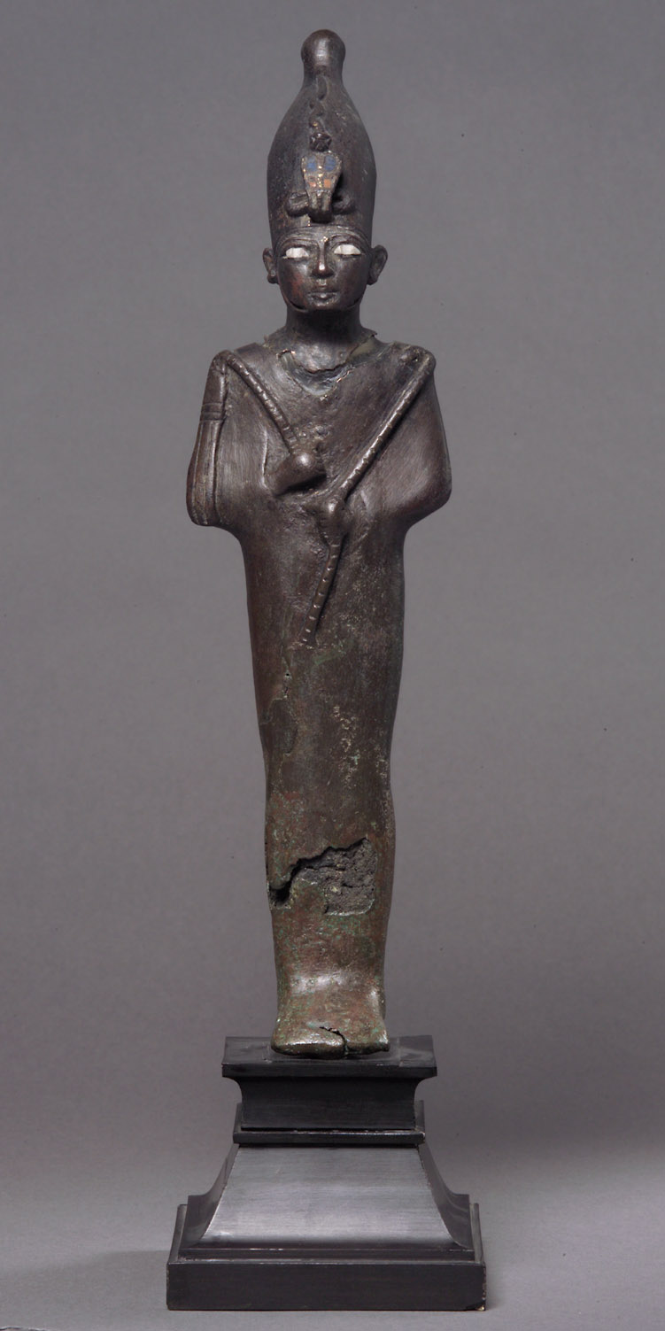 Gott Osiris, stehend