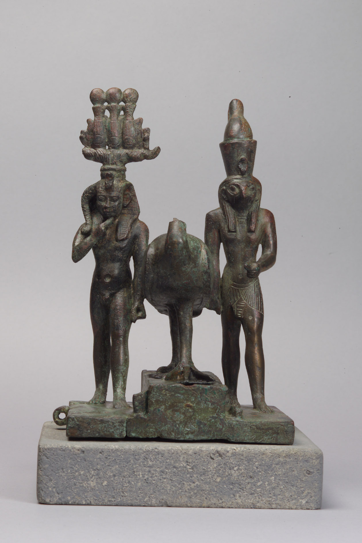Kunsthistorisches Museum Harpokrates mit Horus und Ibis