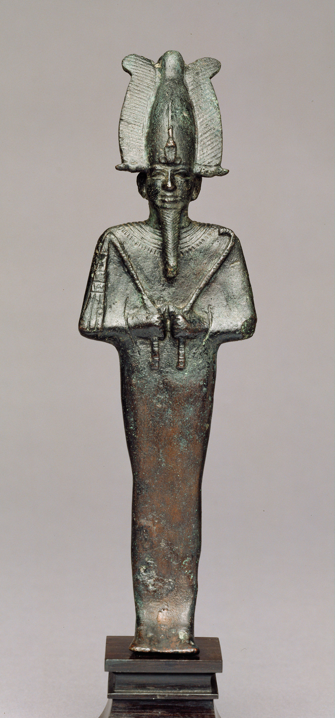 Gott Osiris, stehend