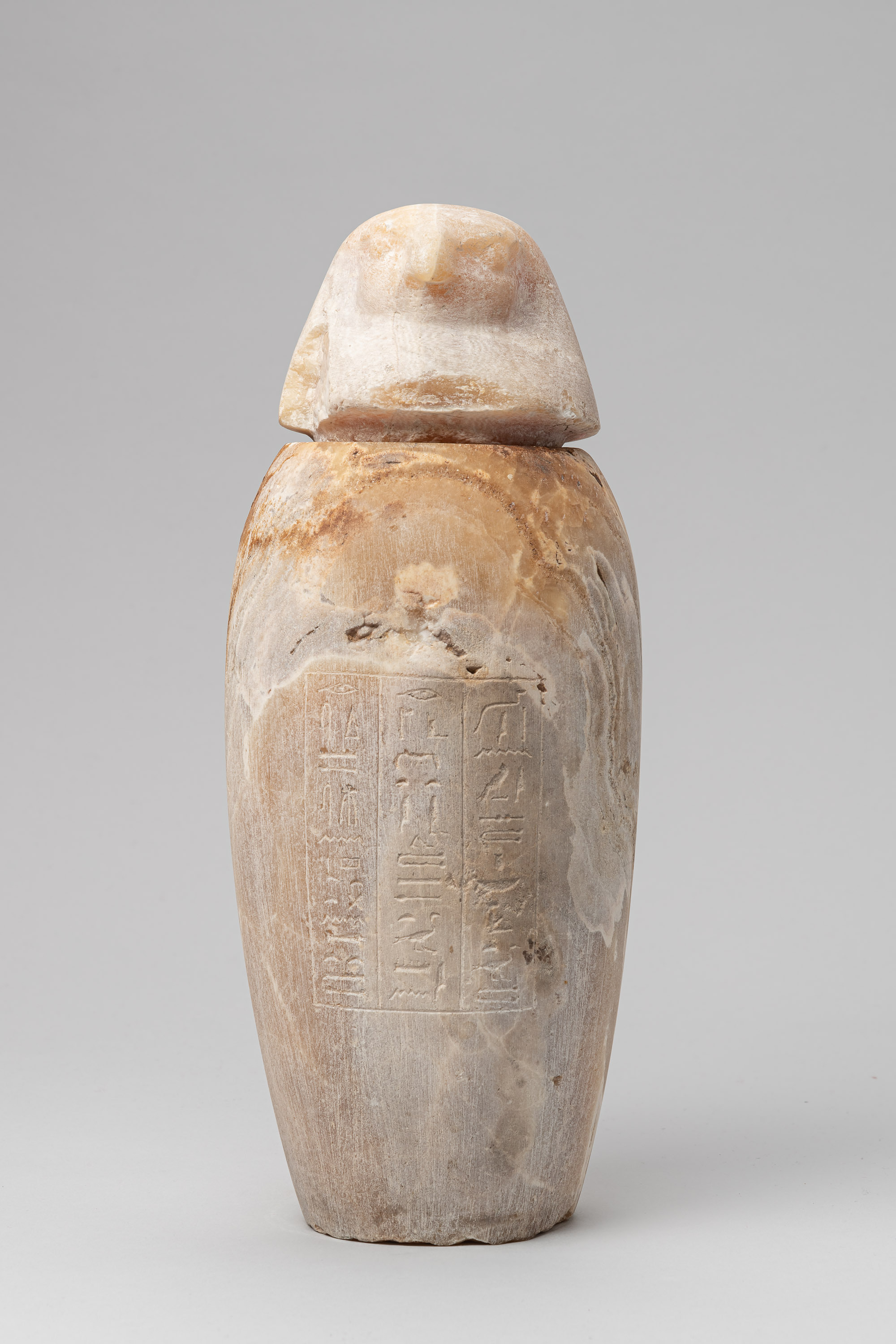 Kunsthistorisches Museum Kanope der Nebiiti mit Deckel in Form eines