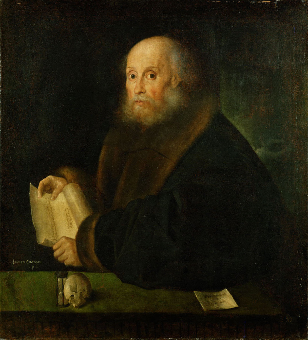 Bildnis eines Nürnberger Patriziers, Giovanni Busi, gen. Cariani, 1536-1545
