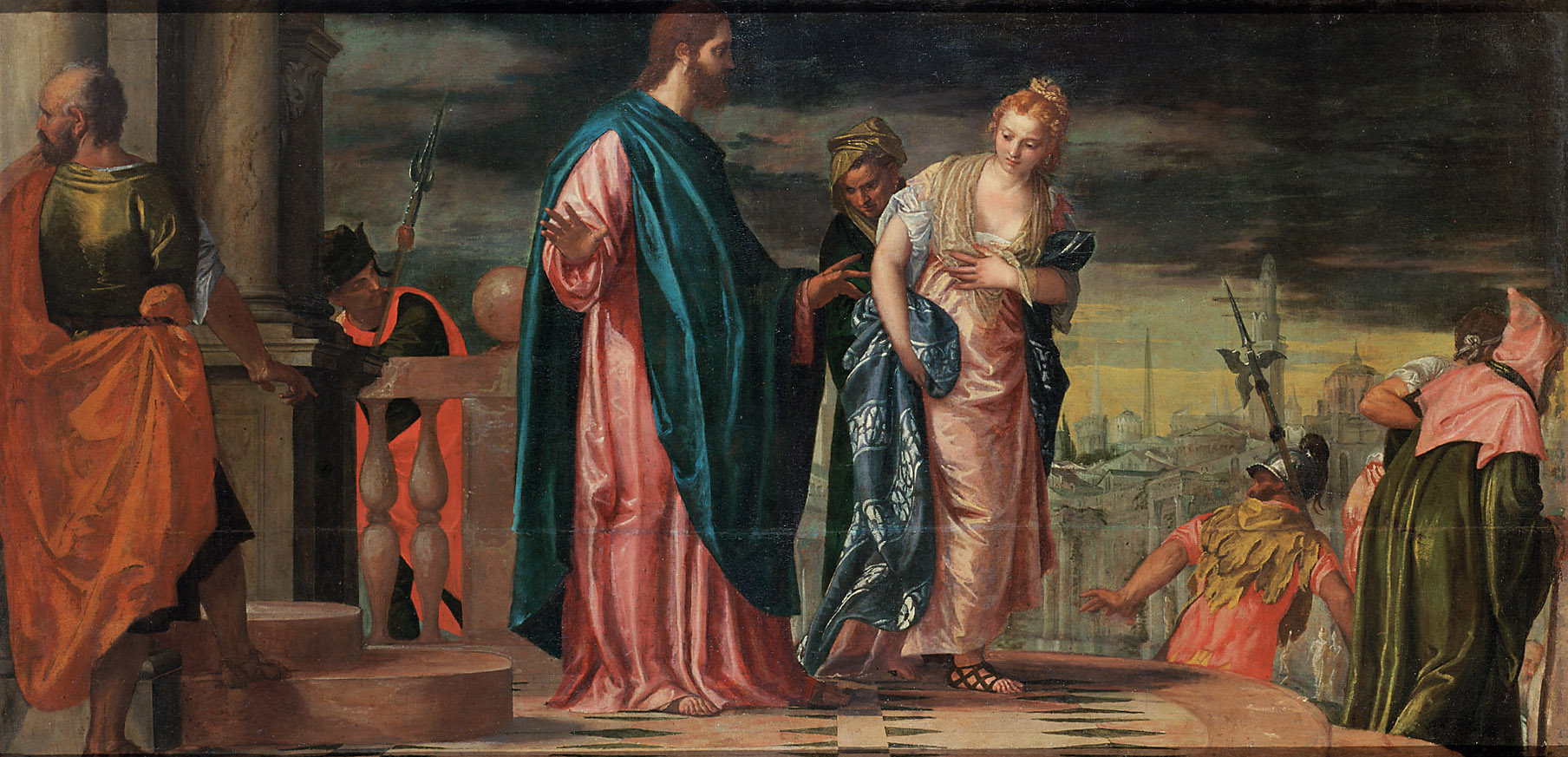 Christus und die Ehebrecherin, 1583-1587