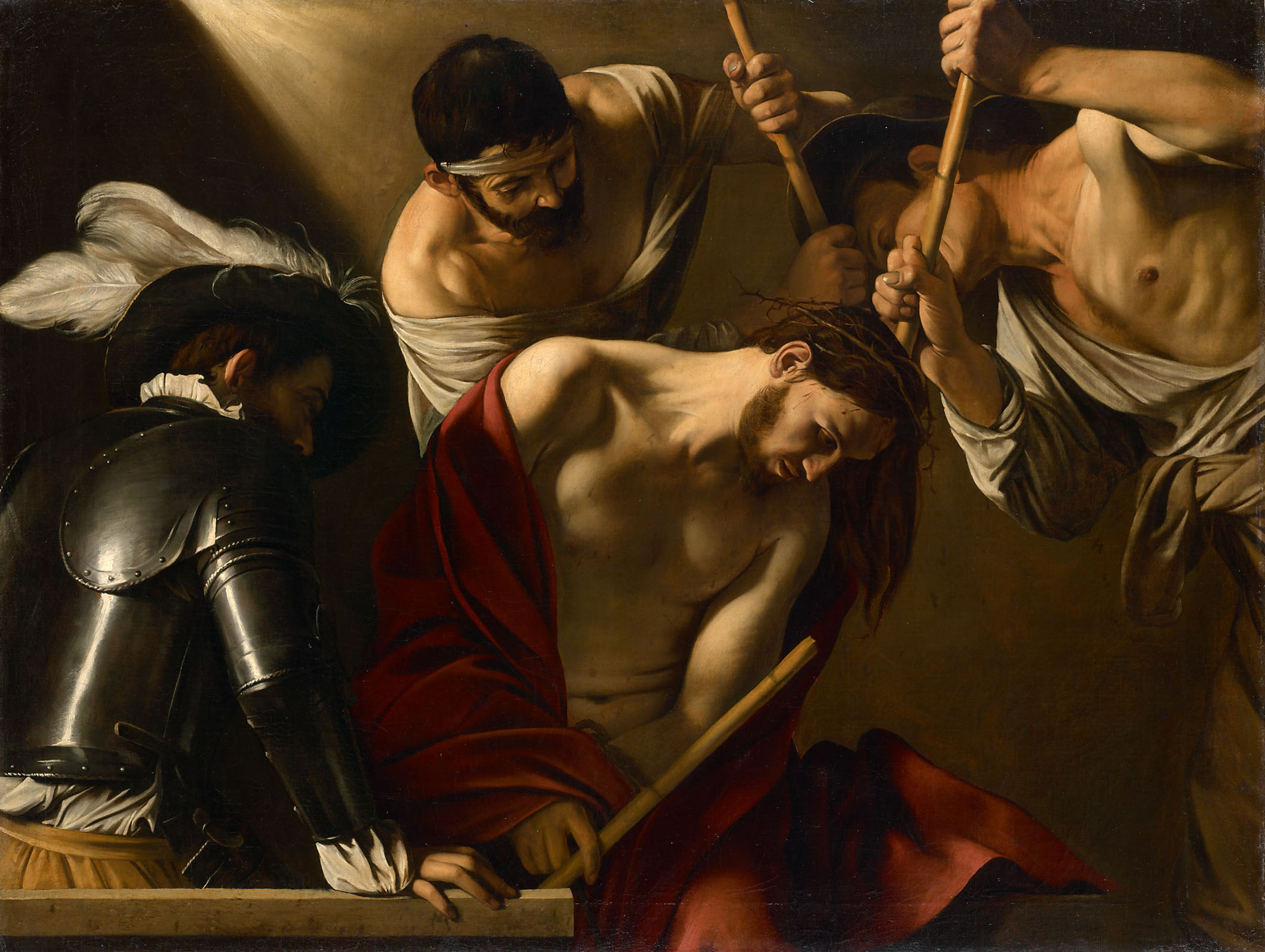 Dornenkrönung Christi, Michelangelo Merisi, gen. Caravaggio, 1596-1606