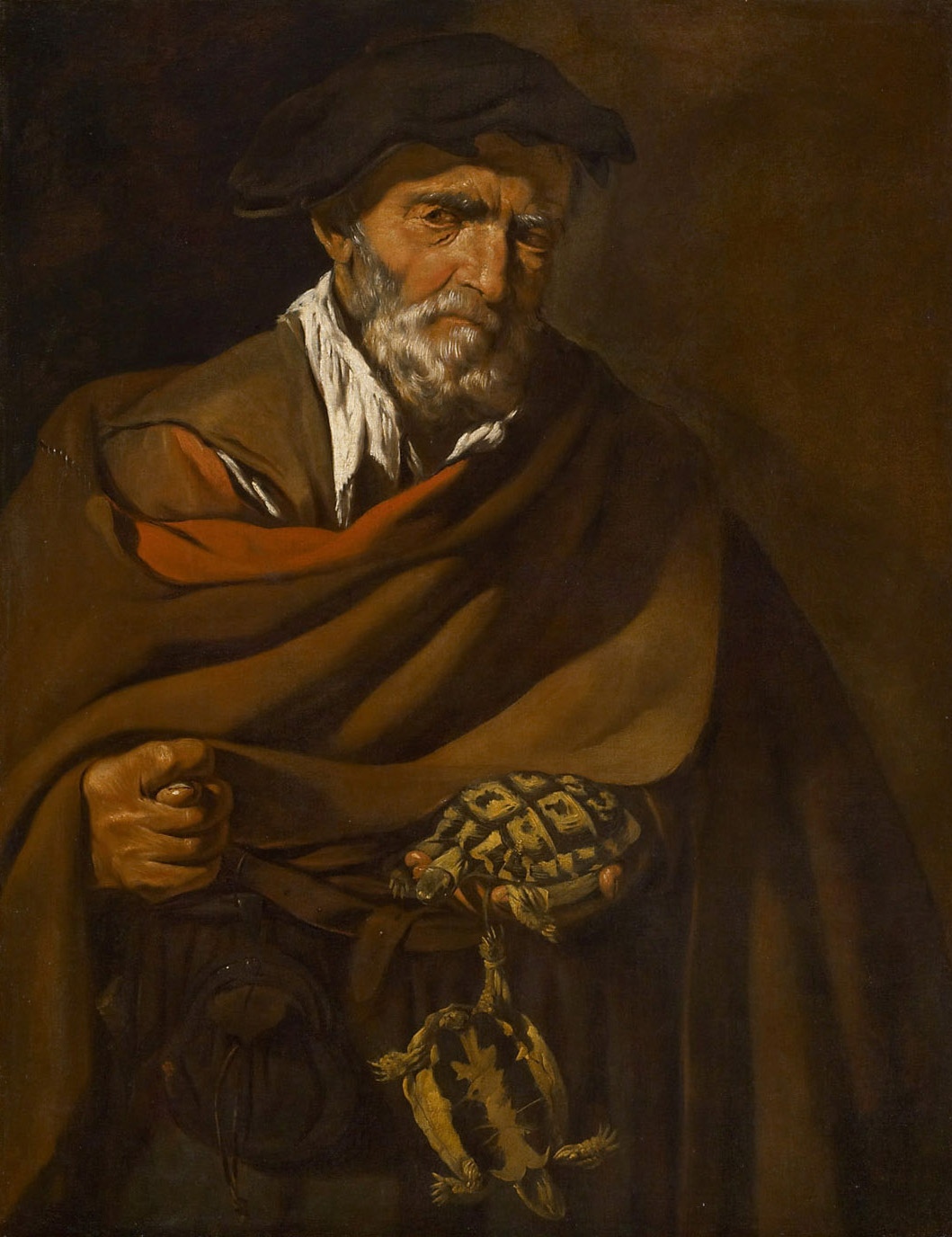 Mann mit Schildkröten, 1615-1616