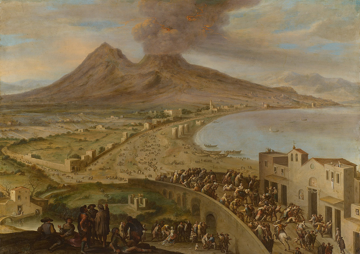 Vesuvausbruch des Jahres 1631, Scipione Compagno, 1635-1640