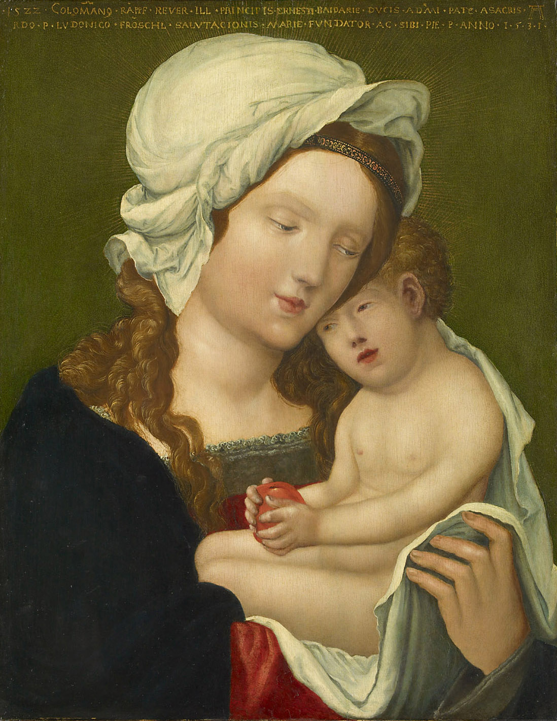 Maria mit Kind, Albrecht Altdorfer, 1531