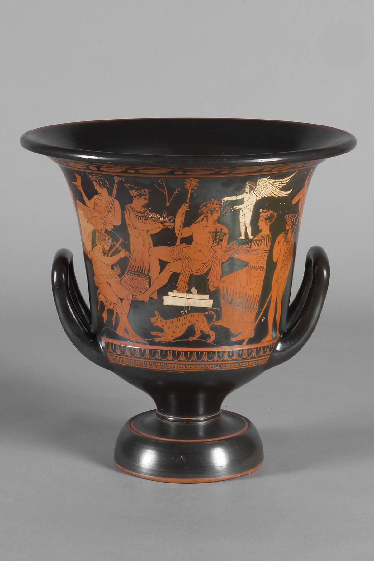 Kunsthistorisches Museum Kelchkrater Dionysos zwischen Himeros