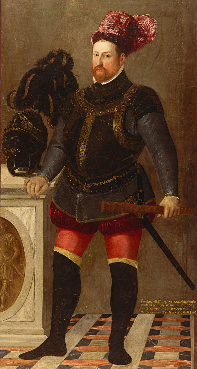 Erzherzog Ferdinand II. (1529-1595) im Löwenkopfharnisch, Deutsch, 1550-1599