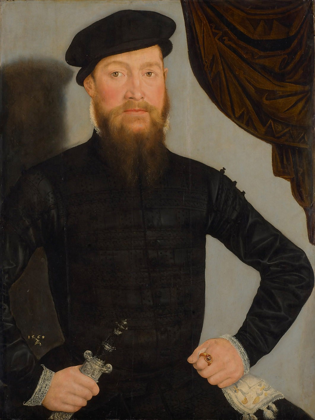 Männliches Bildnis, Lucas Cranach d. J., 1564