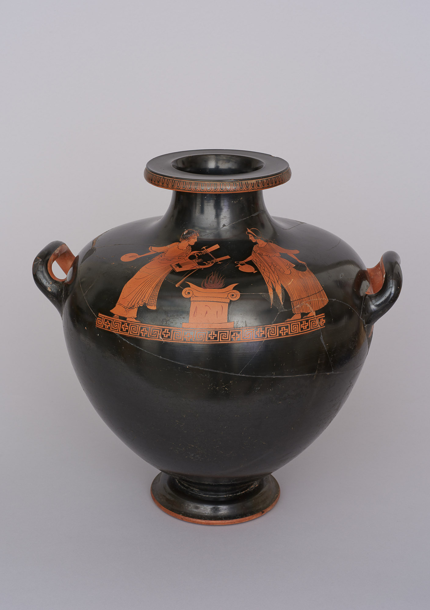 Kunsthistorisches Museum Hydria Apollon und Artemis beim Opfer