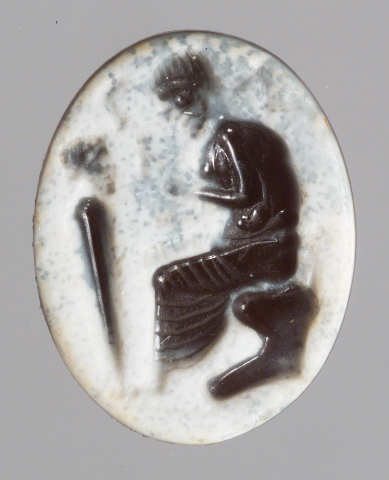 Kunsthistorisches Museum Gemme Ein Bildhauer arbeitet an einer Herme