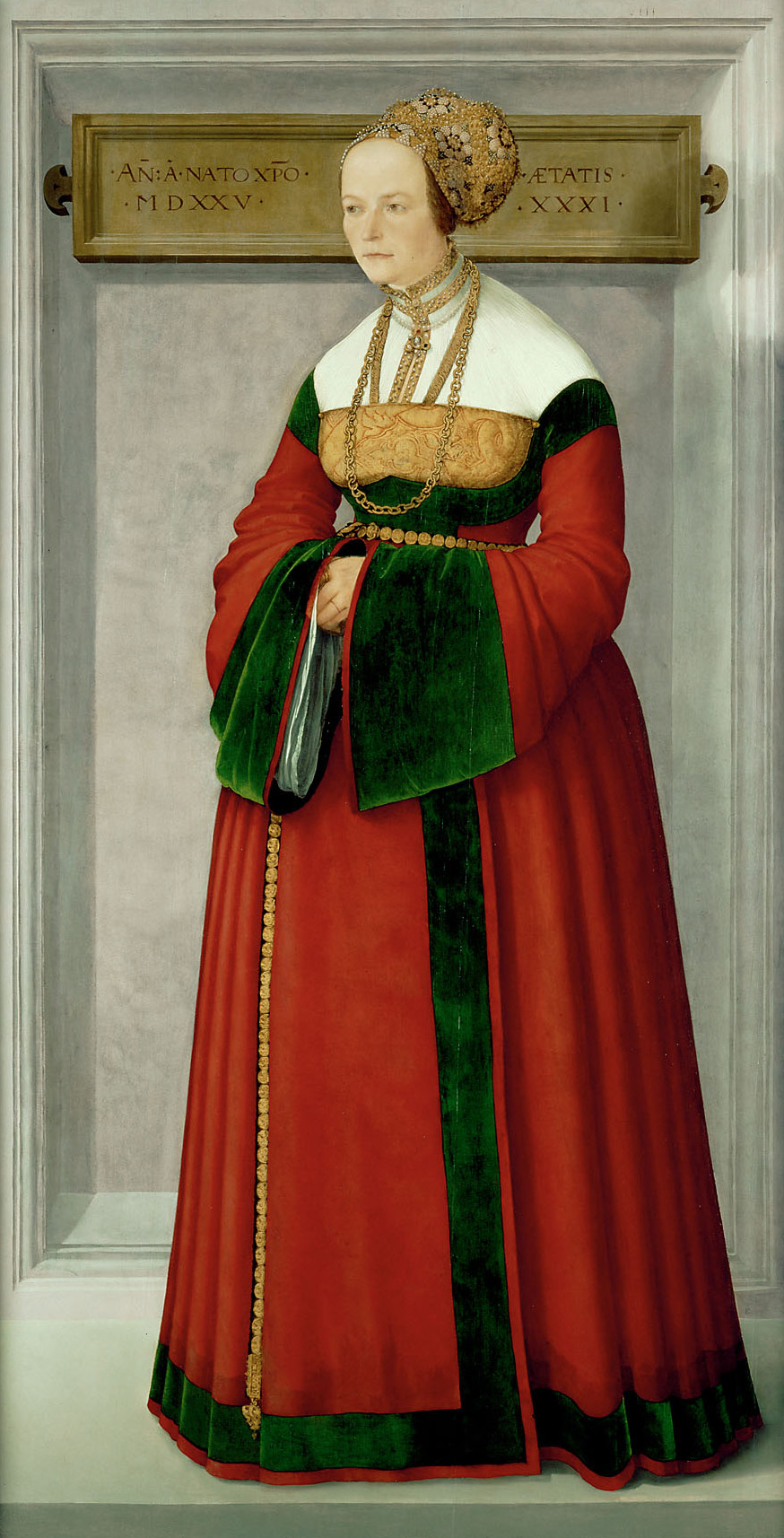 Bildnis einer Frau, Christoph Amberger, 1525
